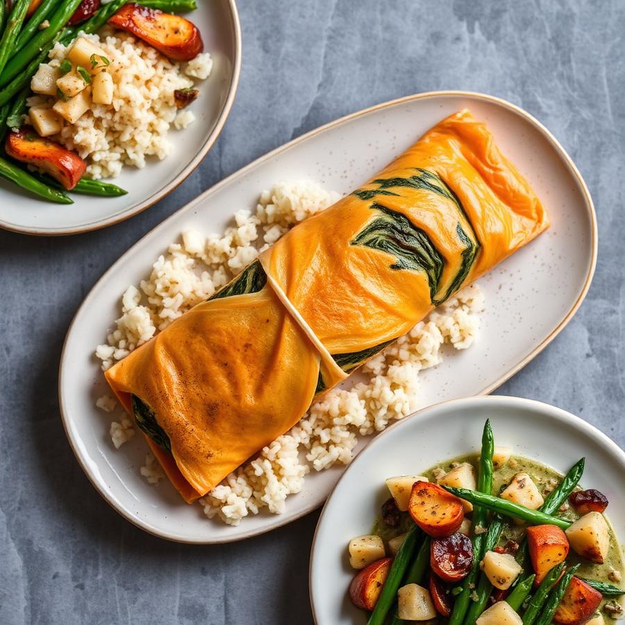 Salmon in Pastry