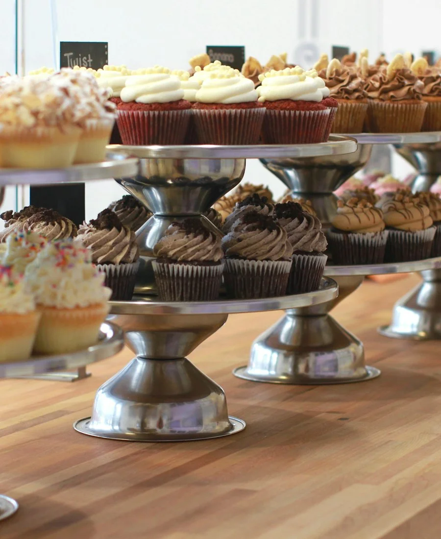 Cupcakes σε βάσεις